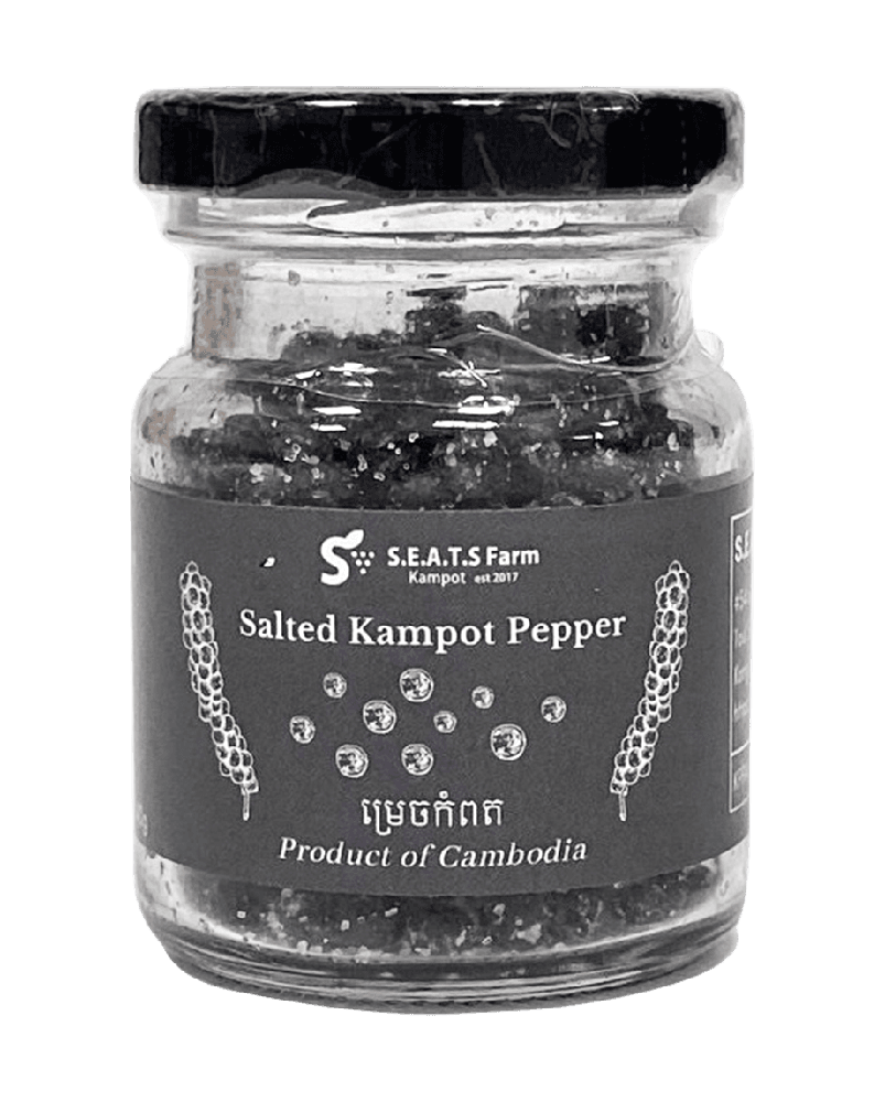 Black Salted Kampot Pepper