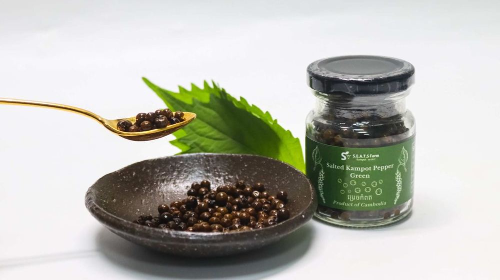 Salted Kampot Pepper (Green)