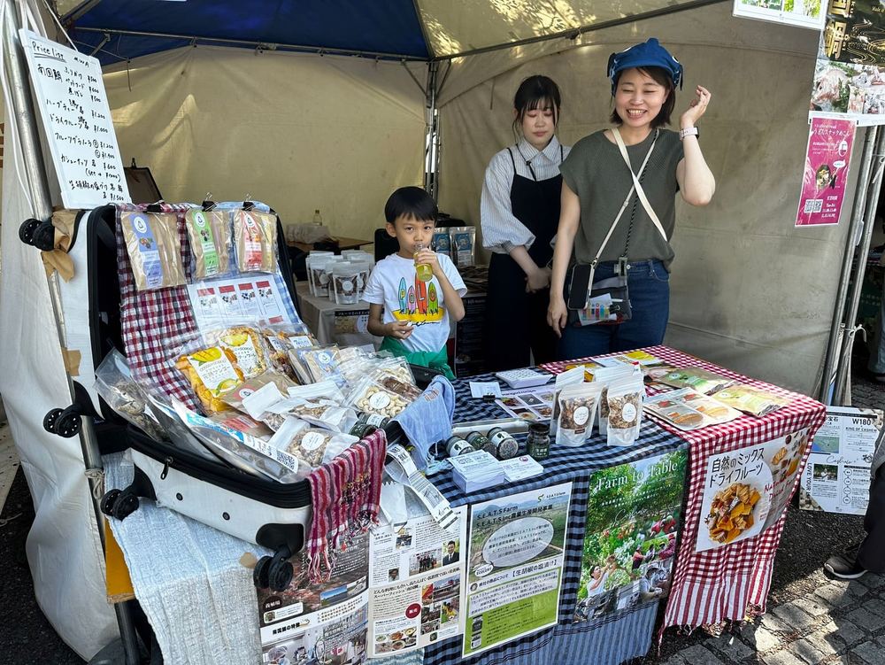 Our Salted Pepper (Black/Green) Was Sold at the Cambodia Festival Held in Tokyo